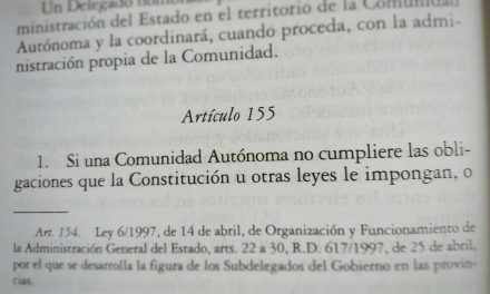 El artículo 155 de la Constitución y su repercusión en Cataluña