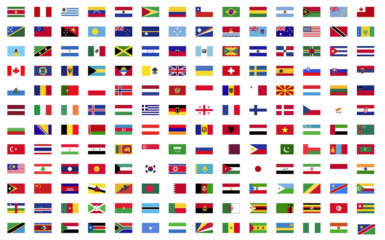 Флаги стран мира фото с названием для детей распечатать карточки