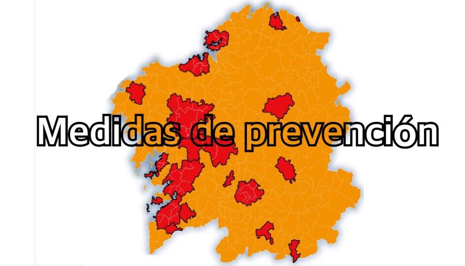 Qué medidas de prevención impón a Xunta de Galicia ante a segunda ola da COVID-19?