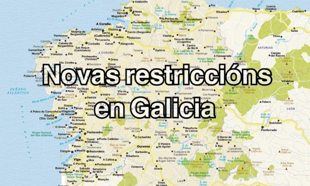 Novas restriccións en Galicia publicadas no DOG o 26 de xaneiro de 2021